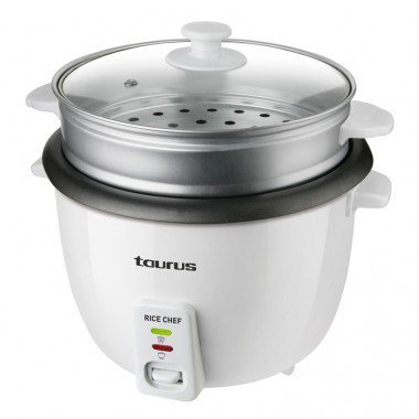 Taurus RICE CHEF ryžių virimo aparatas 1,8 L 700 W Pilka, Balta