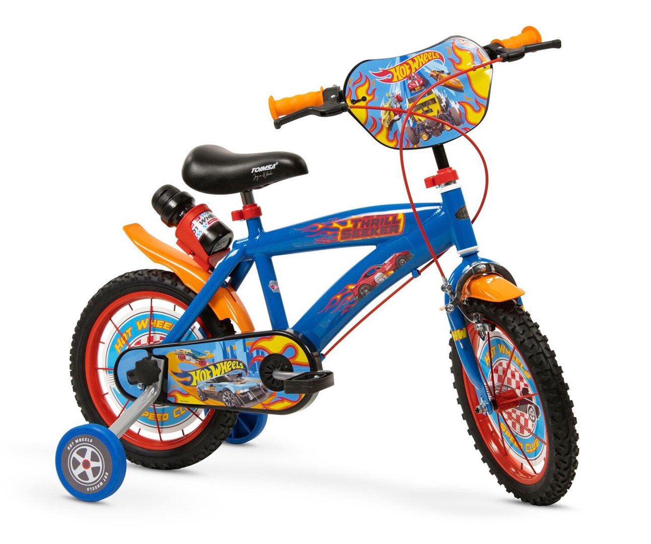 Vaikiškas dviratis 14" HOT WHEELS 1468 Blue