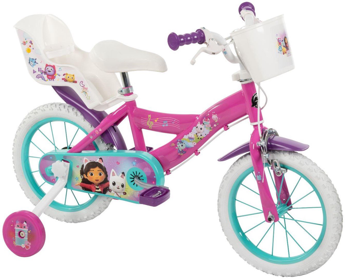 Krosinis dviratis GABBI house 14" Pink