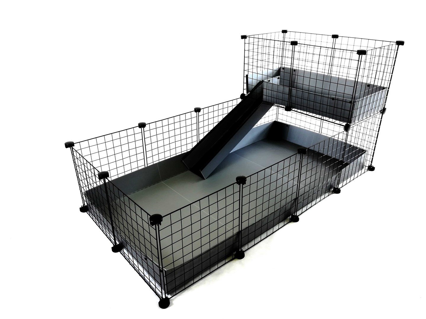 C&C modulinis narvas 4x2 + Loft 2x1+ pilka rampa