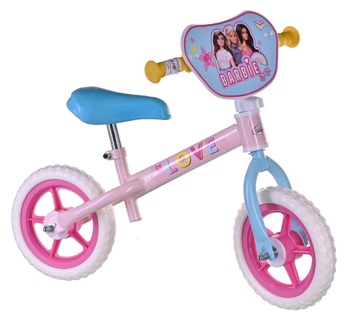 Vaikiškas krosinis dviratis 10" Barbie Toimsa 1465 Pink