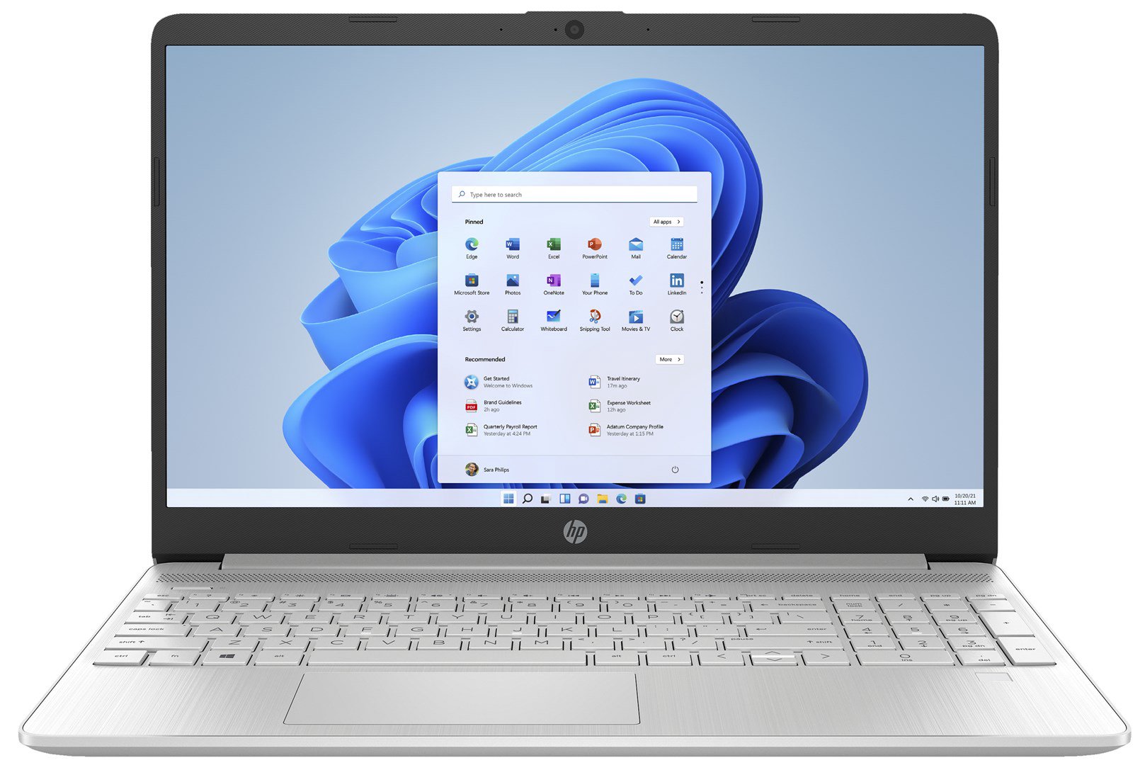 Nešiojamasis kompiuteris HP 15s-eq2289nw AMD Ryzen 3 5300U,8/256GB SSD,Win 11