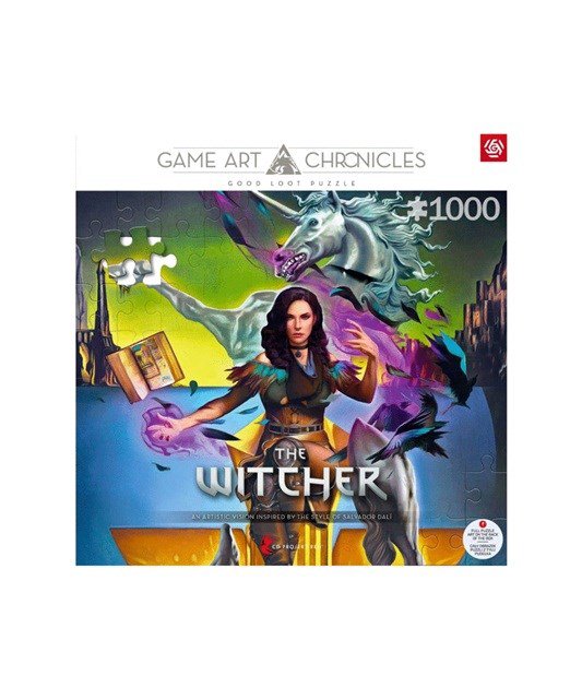 Good Loot Game Art Chronicles Puzzle: The Witcher Yennefer & Salvador Dali (1000 elementų)