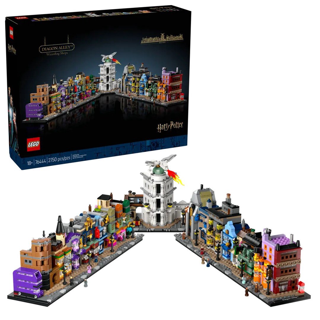 Konstruktorius LEGO HARRY POTTER 76444 Diagon alėjos burtininkų parduotuvės