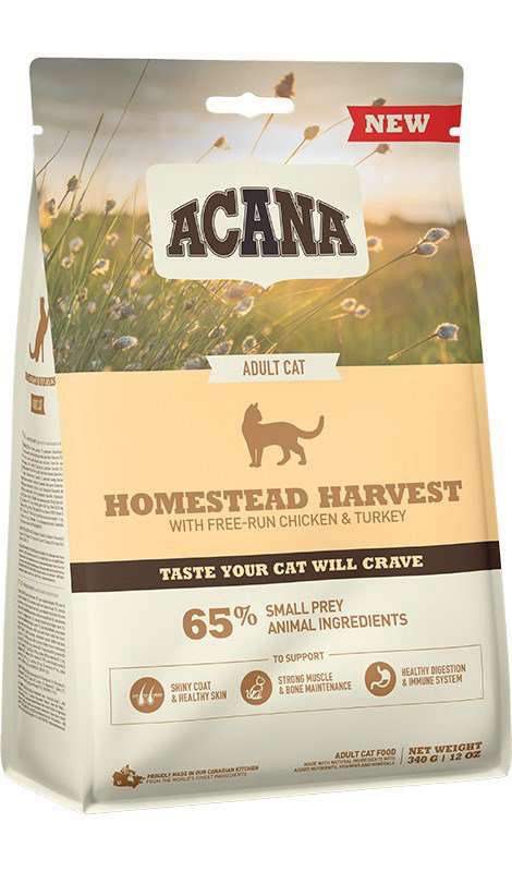 ACANA Homestead Harvest - sausas kačių maistas - 340g