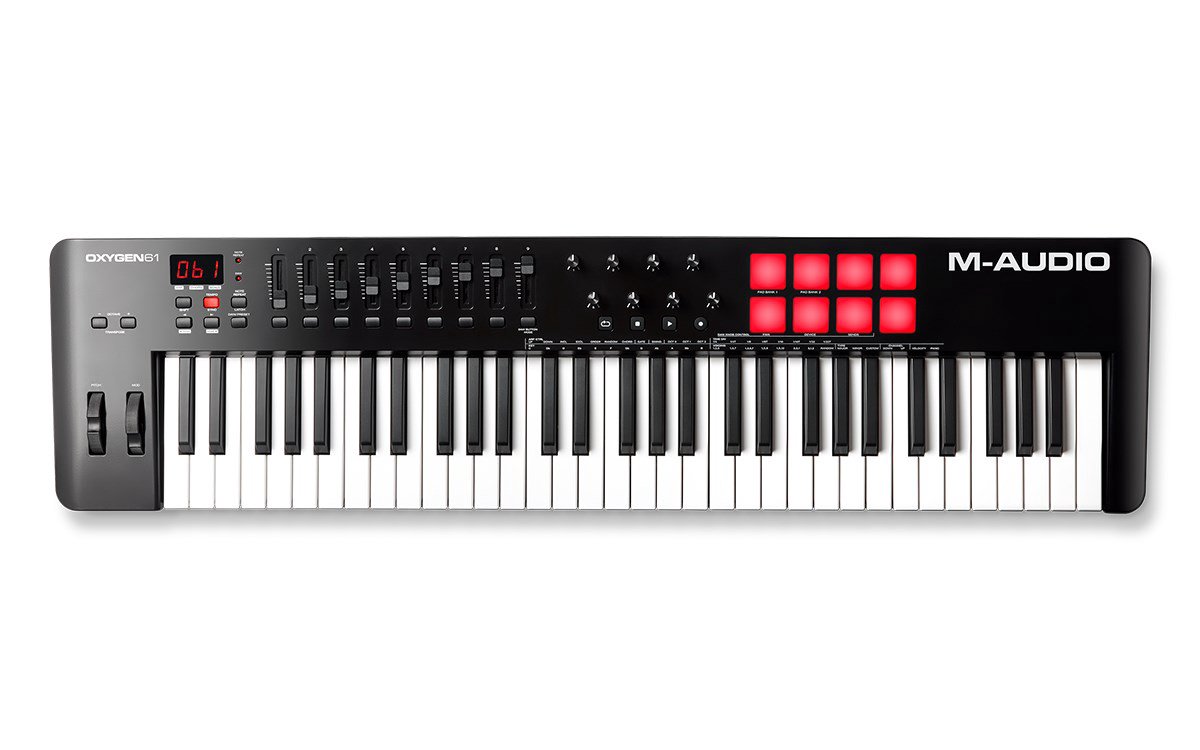 MIDI klaviatūra M-AUDIO Oxygen 61(MKV) USB Juoda