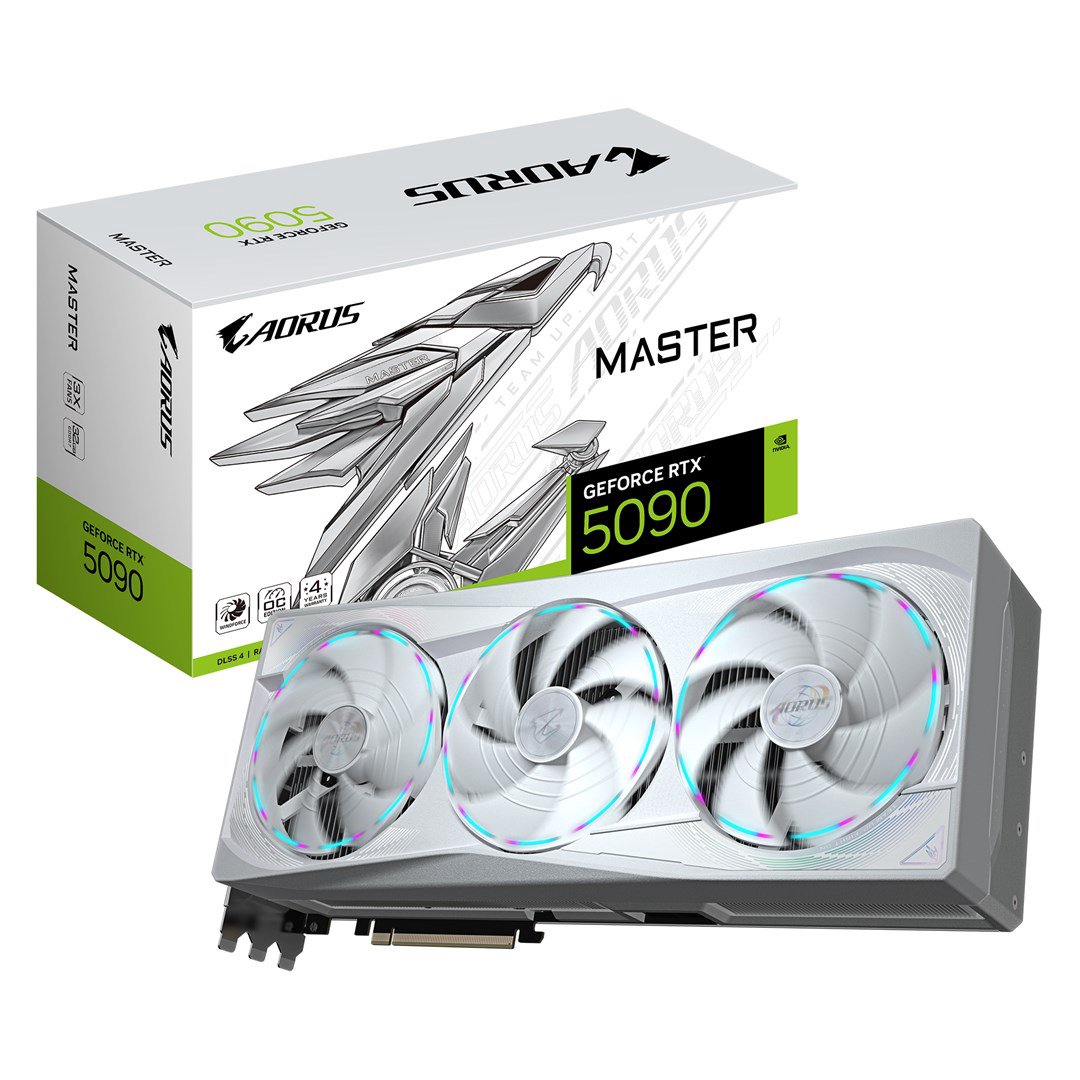 Vaizdo plokštė GIGABYTE GV-N5090AORUSM ICE-32GD 1.0  Gigabyte