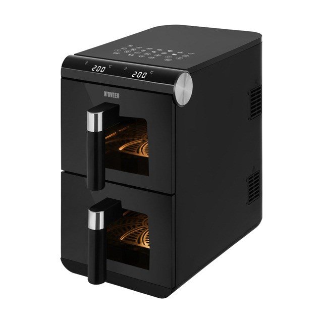 Noveen DoubleCrisp AF5050 X-LINE Riebalų keptuvė be riebalų 1700 W Juoda