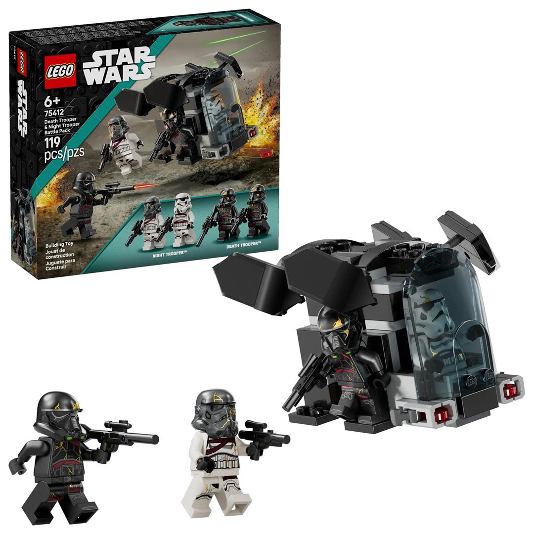 LEGO STAR WARS 75412 Mirties kareivio ir Nakties kareivio kovinis paketas
