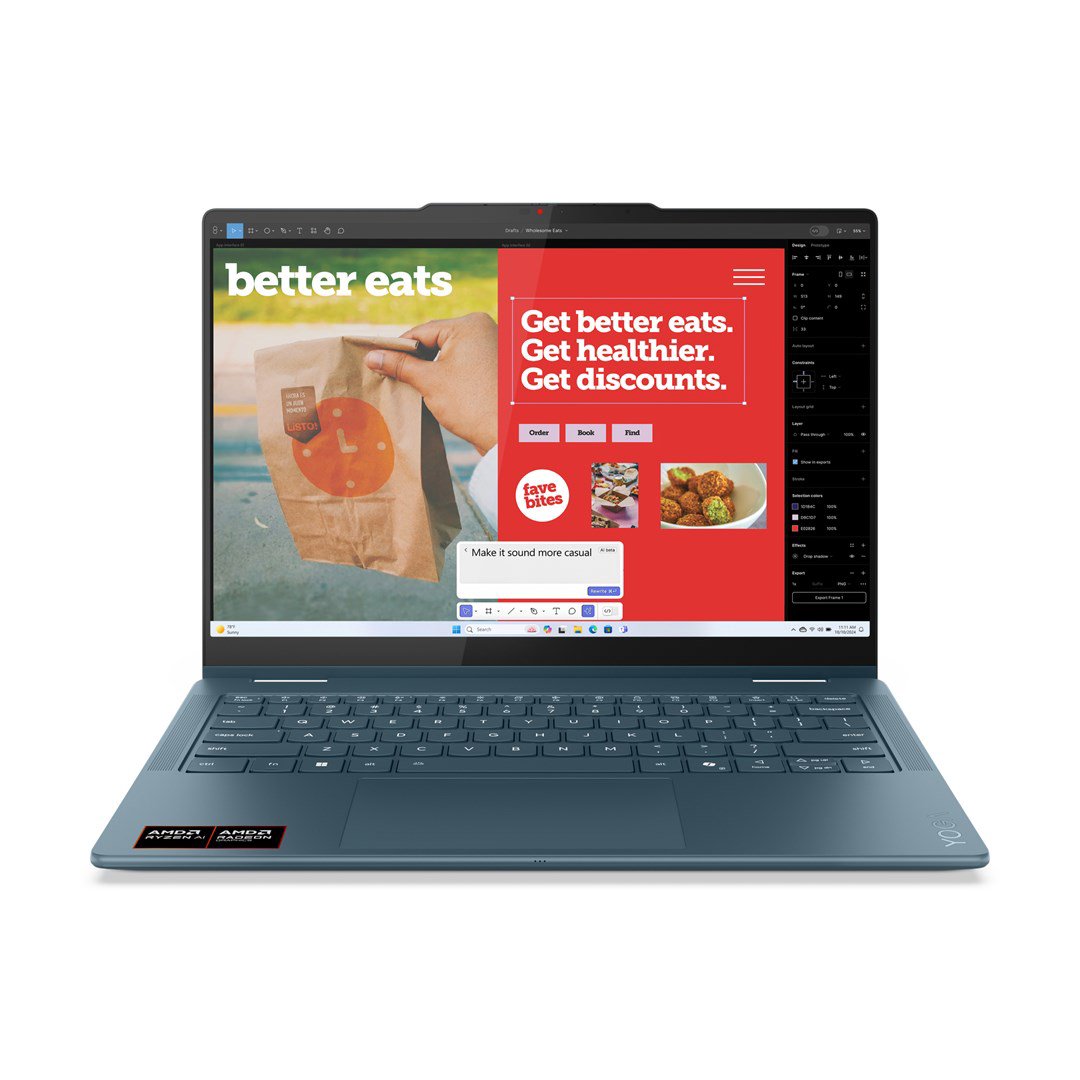 Lenovo Yoga 7 2-in-1 14AKP10 Copilot+ PC AMD Ryzen AI 5 340 Hibridinis (du viename) 35