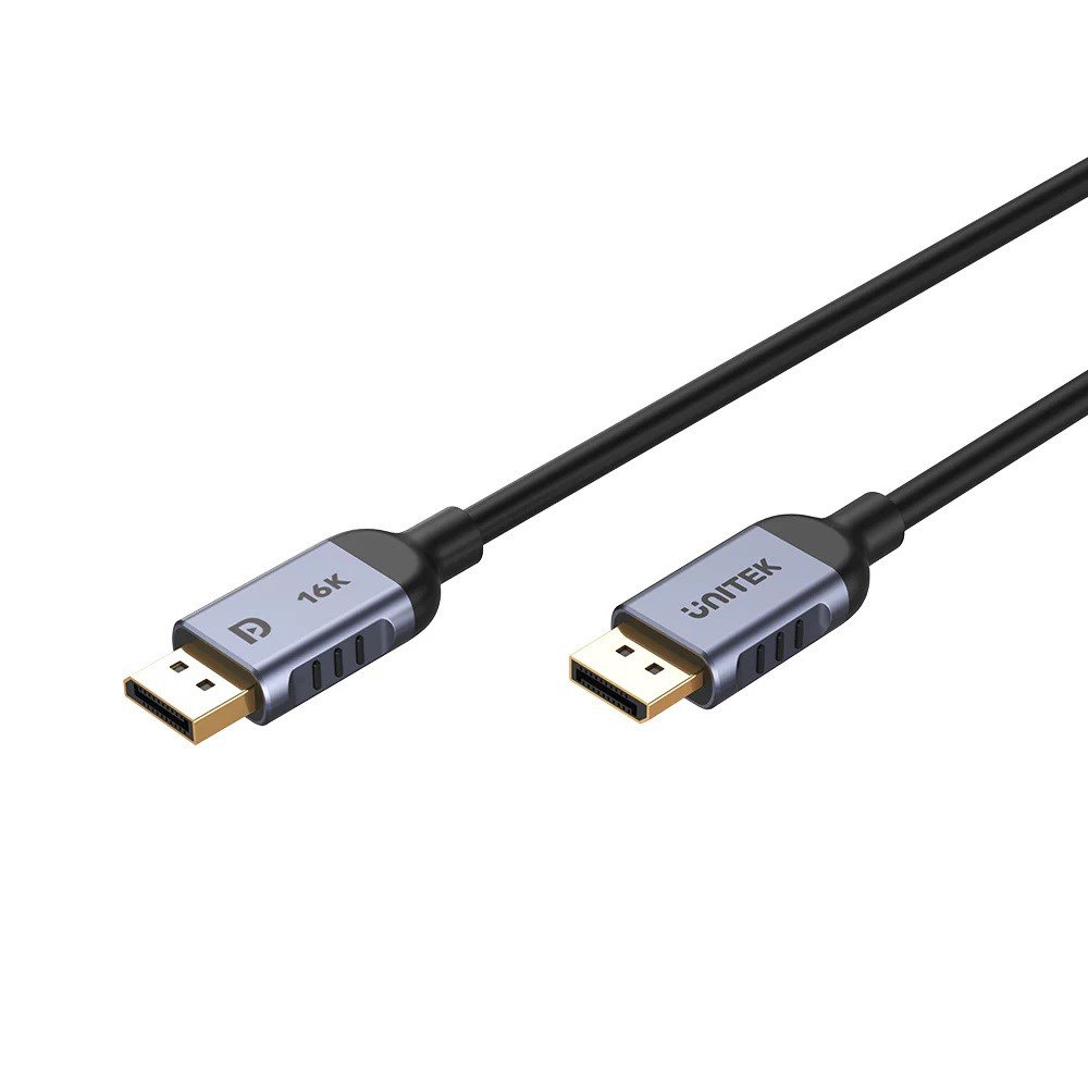 Kabelis UNITEK C1626GY01-2M DisplayPort 2.1 Juodas