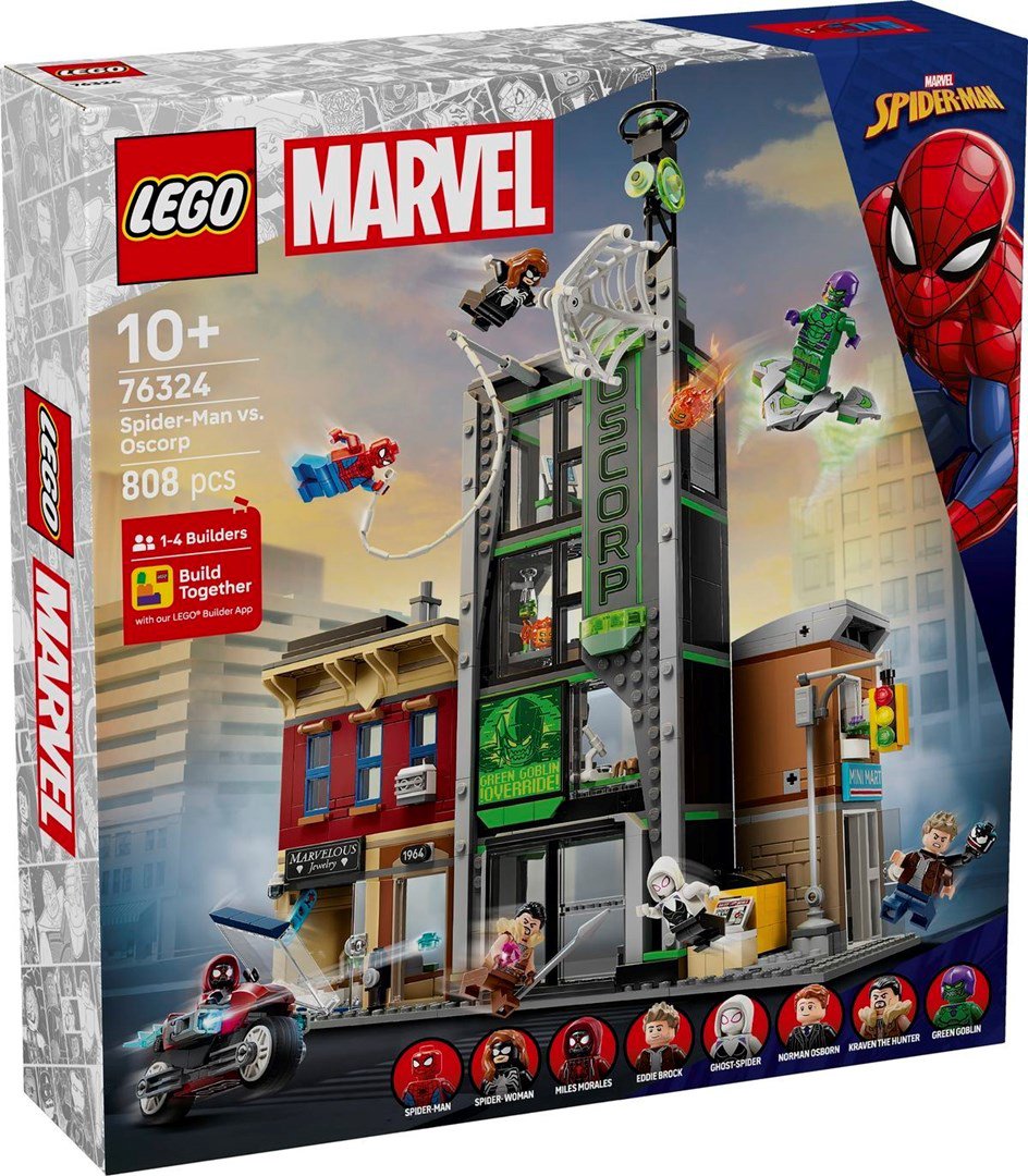 LEGO MARVEL 76324 Žmogus-voras prieš Oscorp