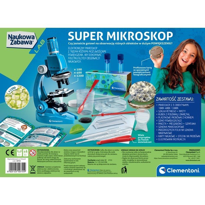 Clementoni Scientific Fun – Super mikroskopas