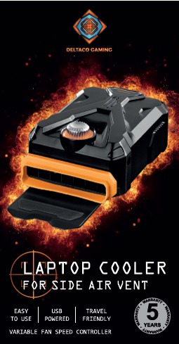 Aušinimo padas DELTACO GAMING DELTACO GAMING juoda / GAM-073