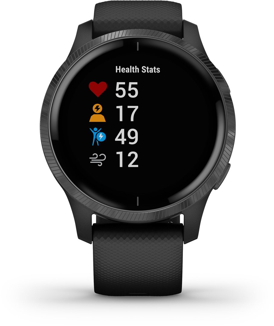 Sportinis laikrodis GARMIN Venu 2 Black Slate Topocentras