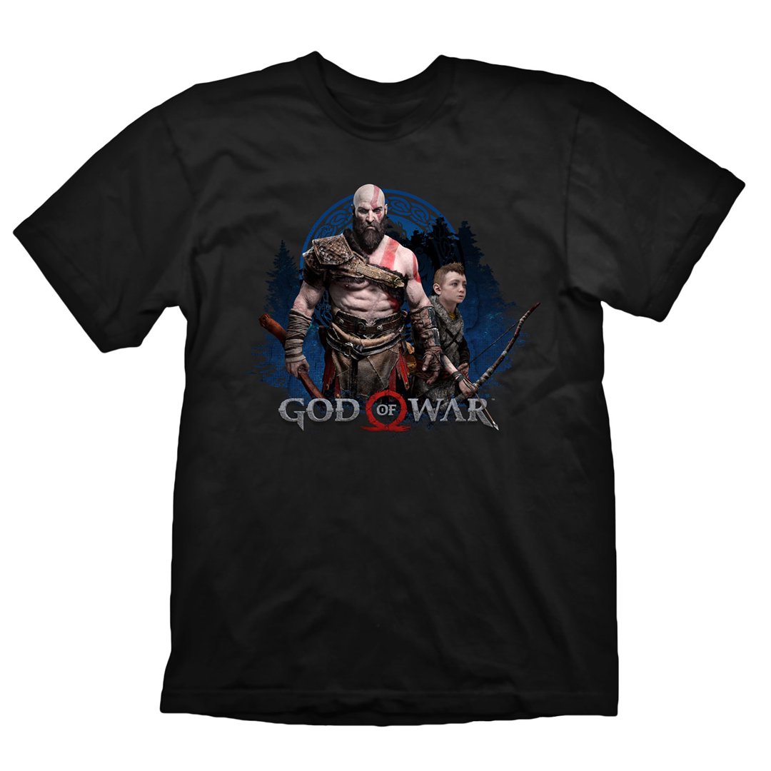 Marškinėliai God of War T-Shirt Kratos & Atreus L