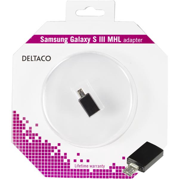Adapteris DELTACO GLX-317-K / micro/Samsung Galaxy S3/S4
