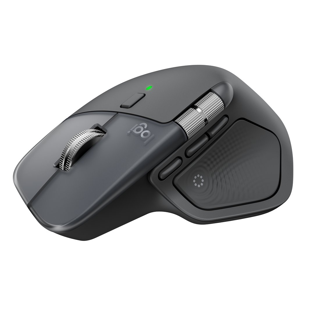 Pelė LOGITECH MX Master 4, bevielė, Graphite