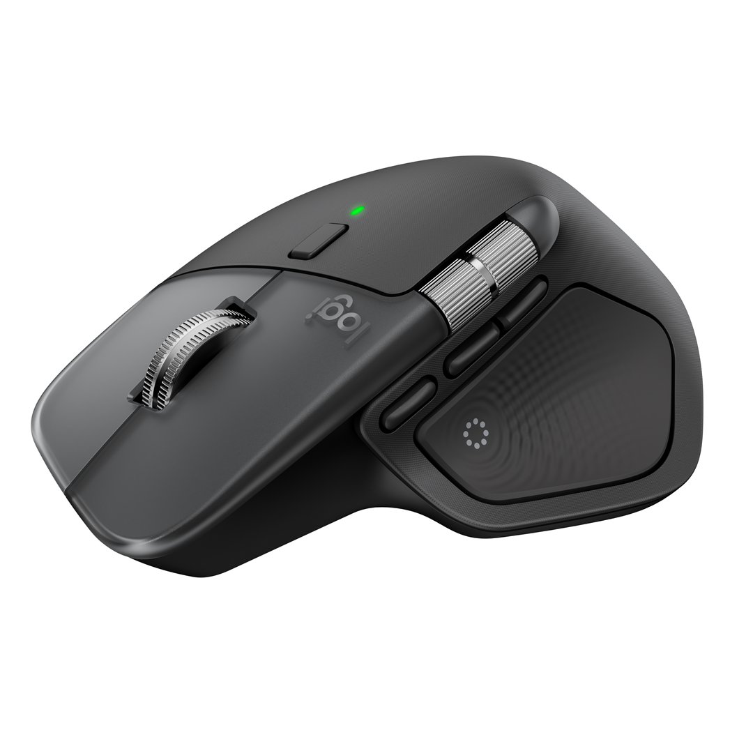 Pelė LOGITECH MX Master 4 for Mac, bevielė, Space Black