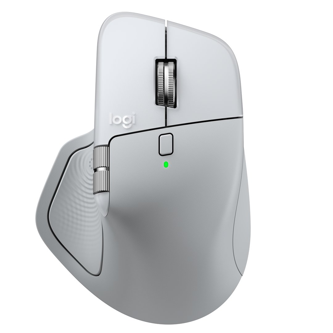 Pelė LOGITECH MX Master 4 for Mac, bevielė, White Silver