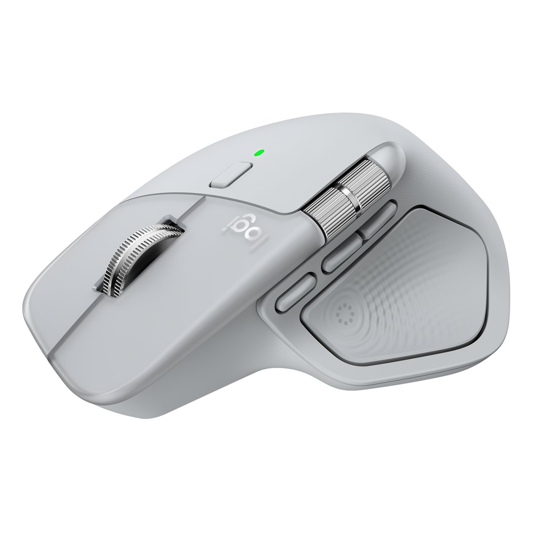 Pelė LOGITECH MX Master 4, bevielė, Pale Grey