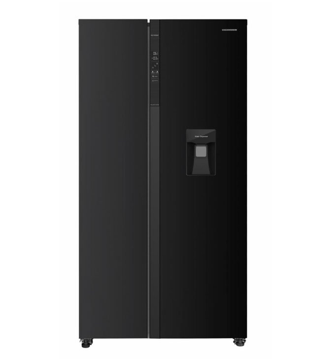 Šaldytuvas dvigubomis durimis No Frost HSBS-HM529NFBKWDE++ HEINNER