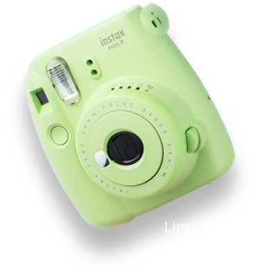 Fotoaparatas FUJI INSTAX MINI 9 žalsva+10vnt.fotolapelių