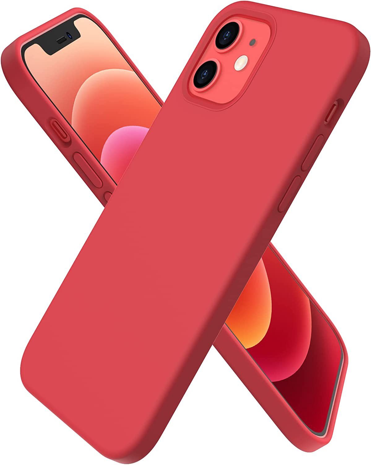 Dėkliukas Liquid Silicone Samsung Galaxy A55 5G, raudonas