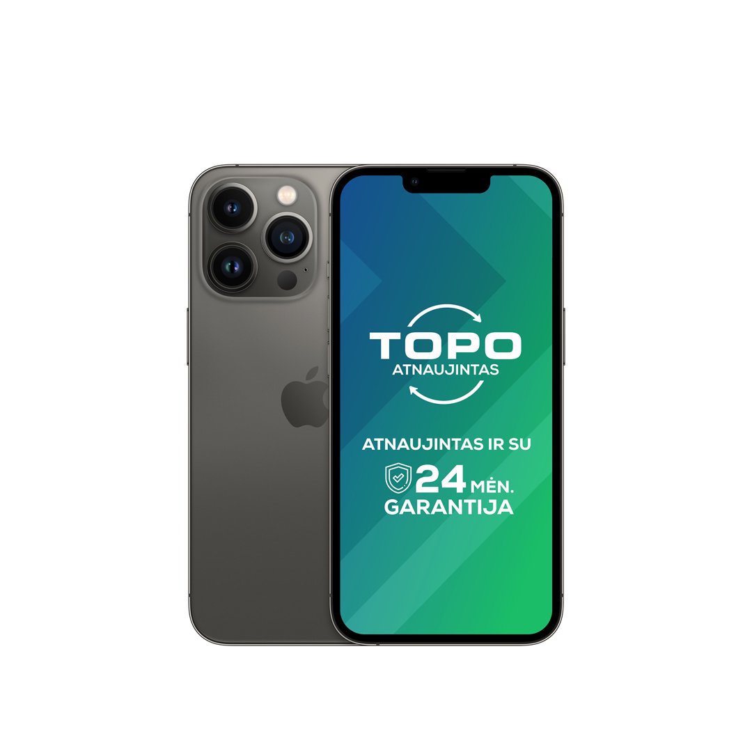 Mobilusis telefonas APPLE iPhone 13 Pro 128GB Graphite Atnaujintas, B lygis
