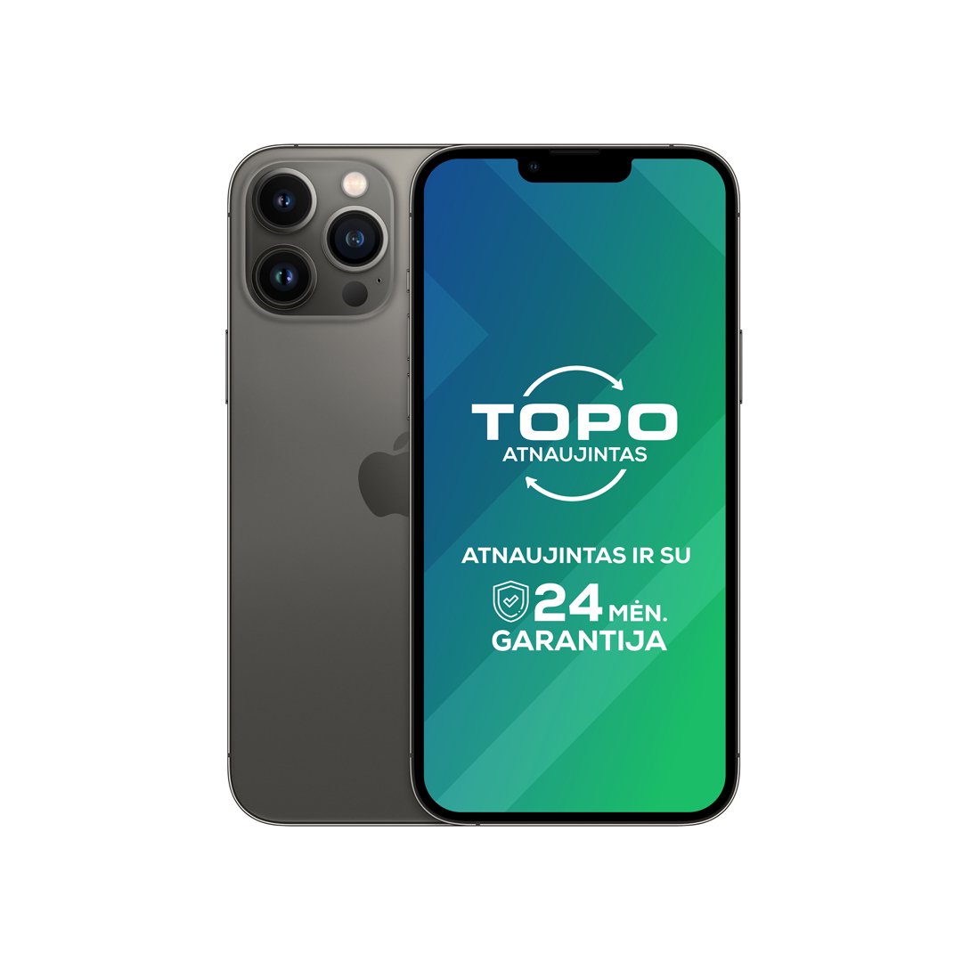 Mobilusis telefonas APPLE iPhone 13 Pro Max 256GB Graphite Atnaujintas, B lygis