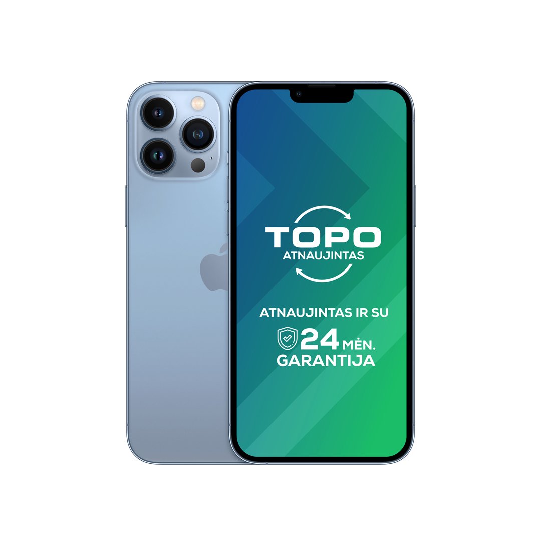 Mobilusis telefonas APPLE iPhone 13 Pro Max 256GB Sierra Blue Atnaujintas, A lygis