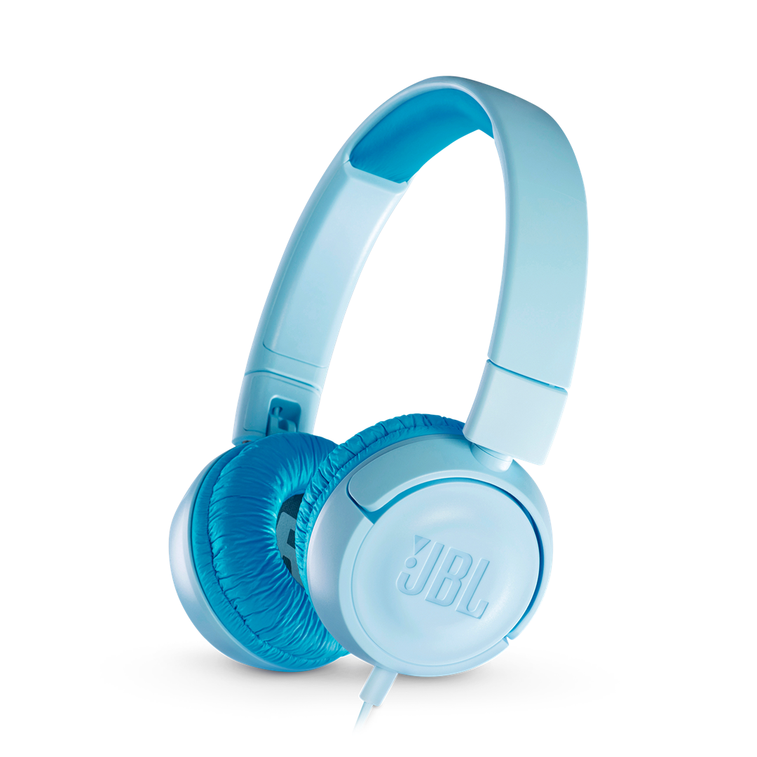 Ausinės JBL JR300, ant ausų, mėlynos