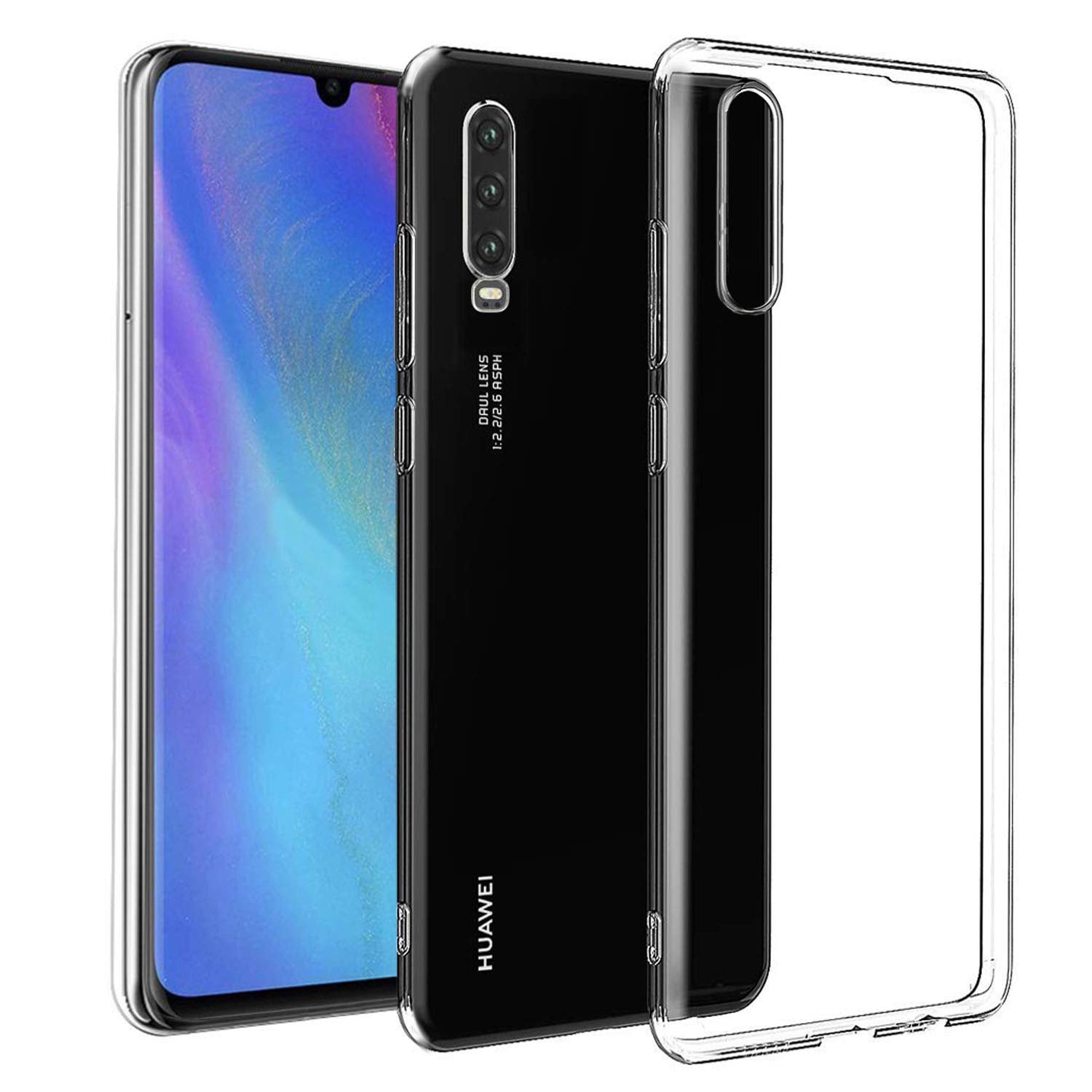 Dėkliukas JUST MUST Huawei P30 nugarėlė, skaidri