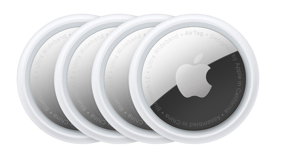 Daiktų ieškiklis APPLE AirTag 2nd gen (4 vnt.)