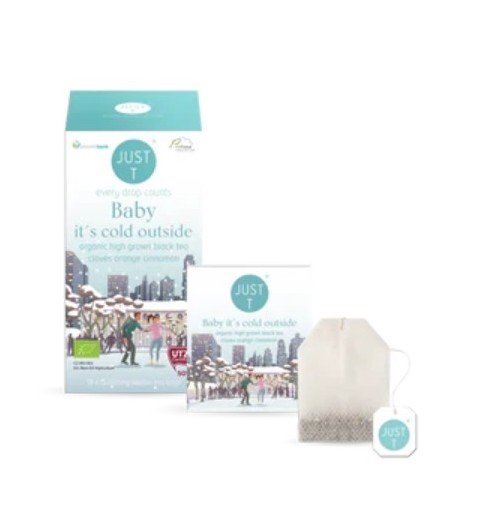 Arbata juoda JUST T BABY IT'S COLD OUTSIDE, 70g (20 pakelių x 3,5 g)