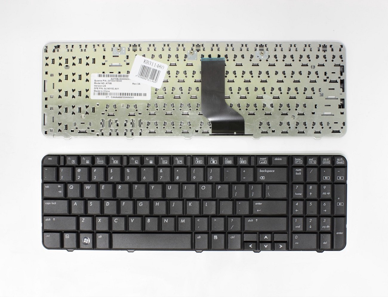 Klaviatūra HP Compaq Presario: CQ60, CQ60Z, G60, G60T