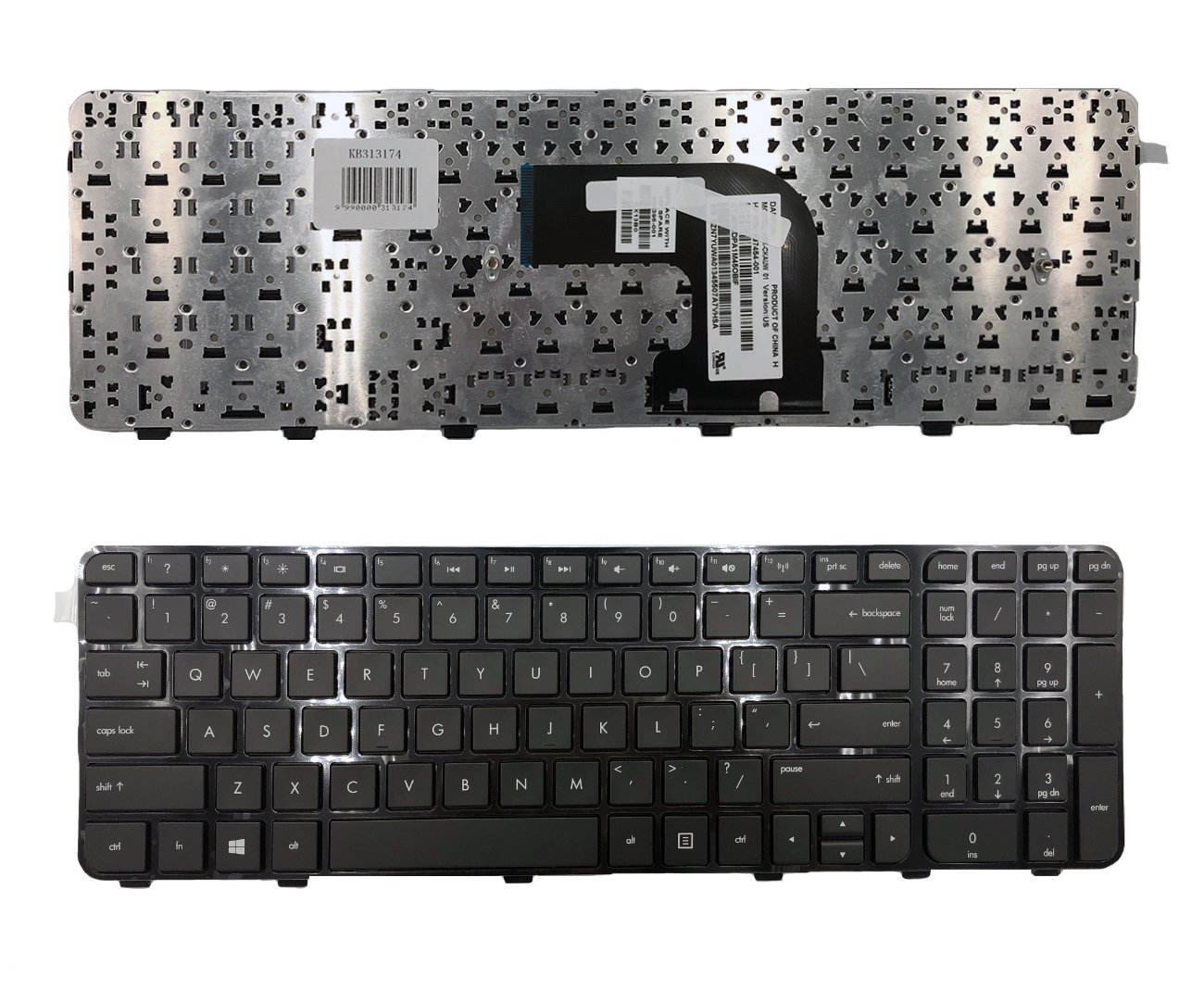 Klaviatūra HP: Pavilion DV6-7000, DV6-7100