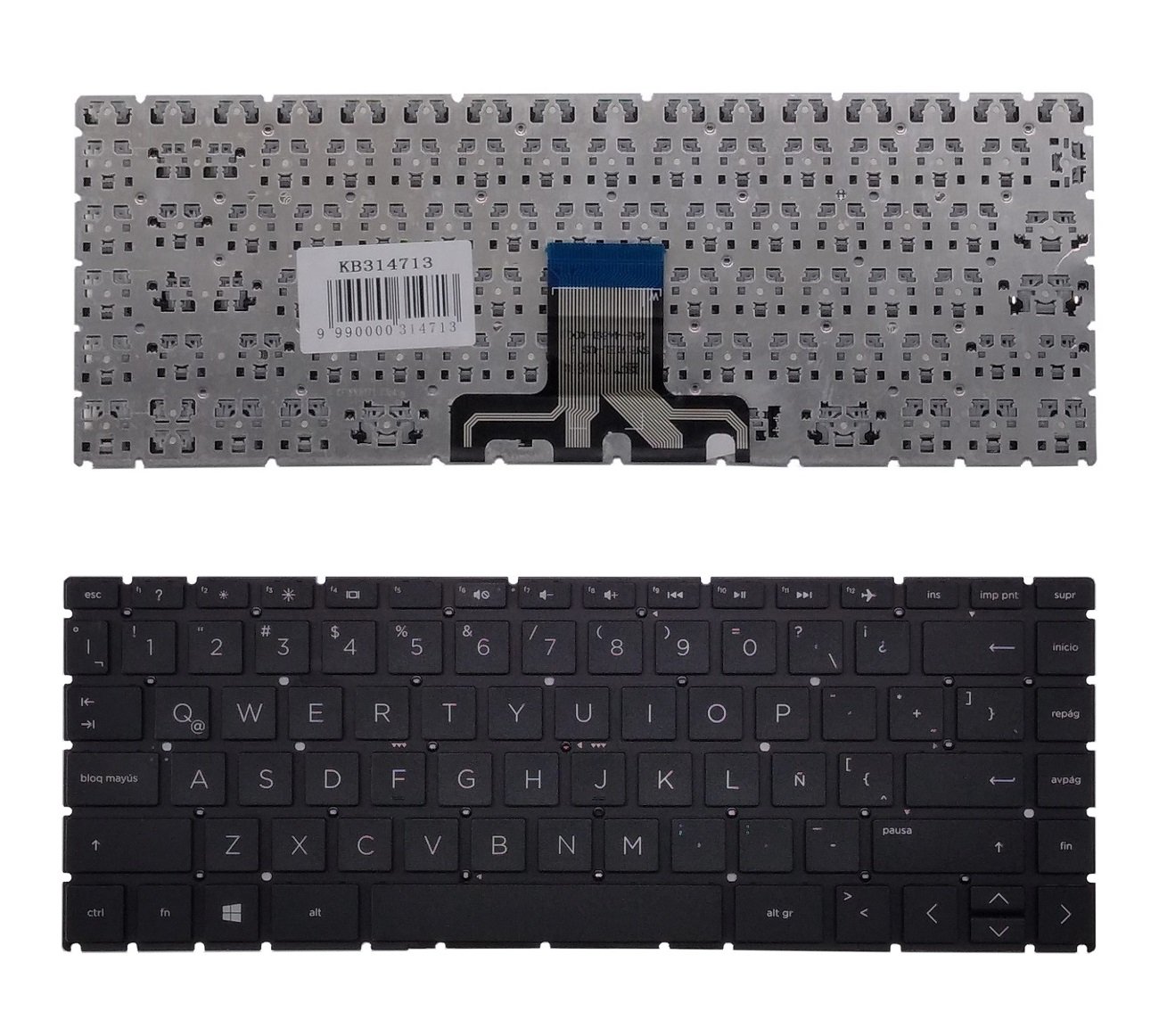Klaviatūra HP 240 G8, be rėmelio, US