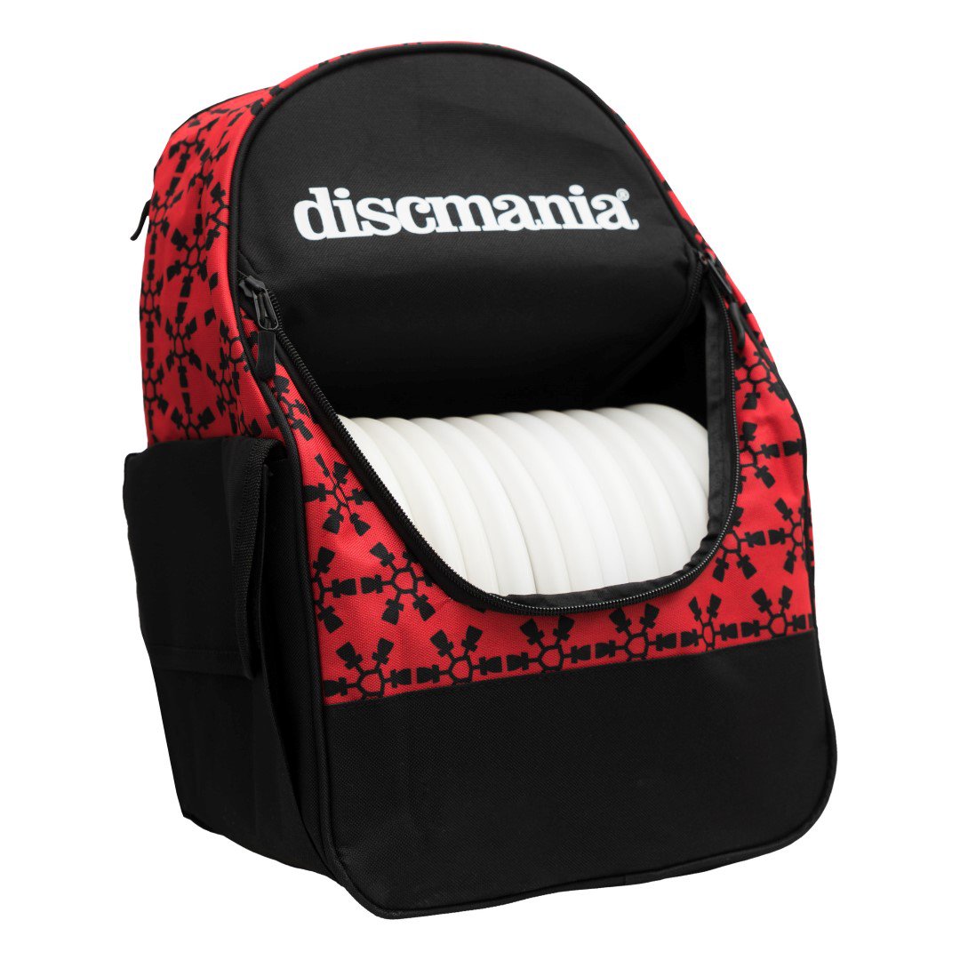 Kuprinė diskgolfo diskams DISCMANIA Fanatic Go red