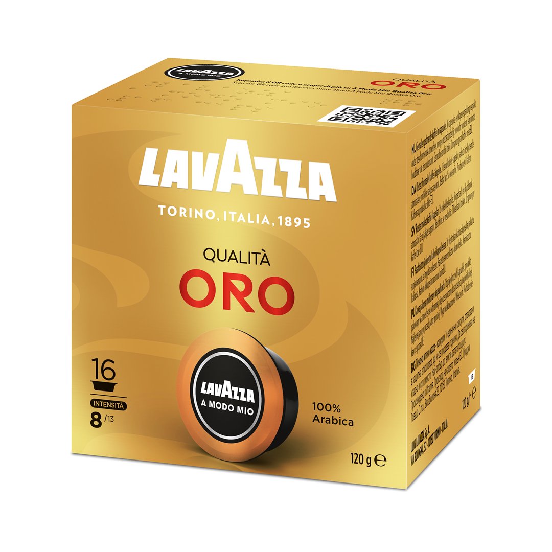 Kavos kapsulės Lavazza MODO MIO Qualita Oro, 16 kaps.