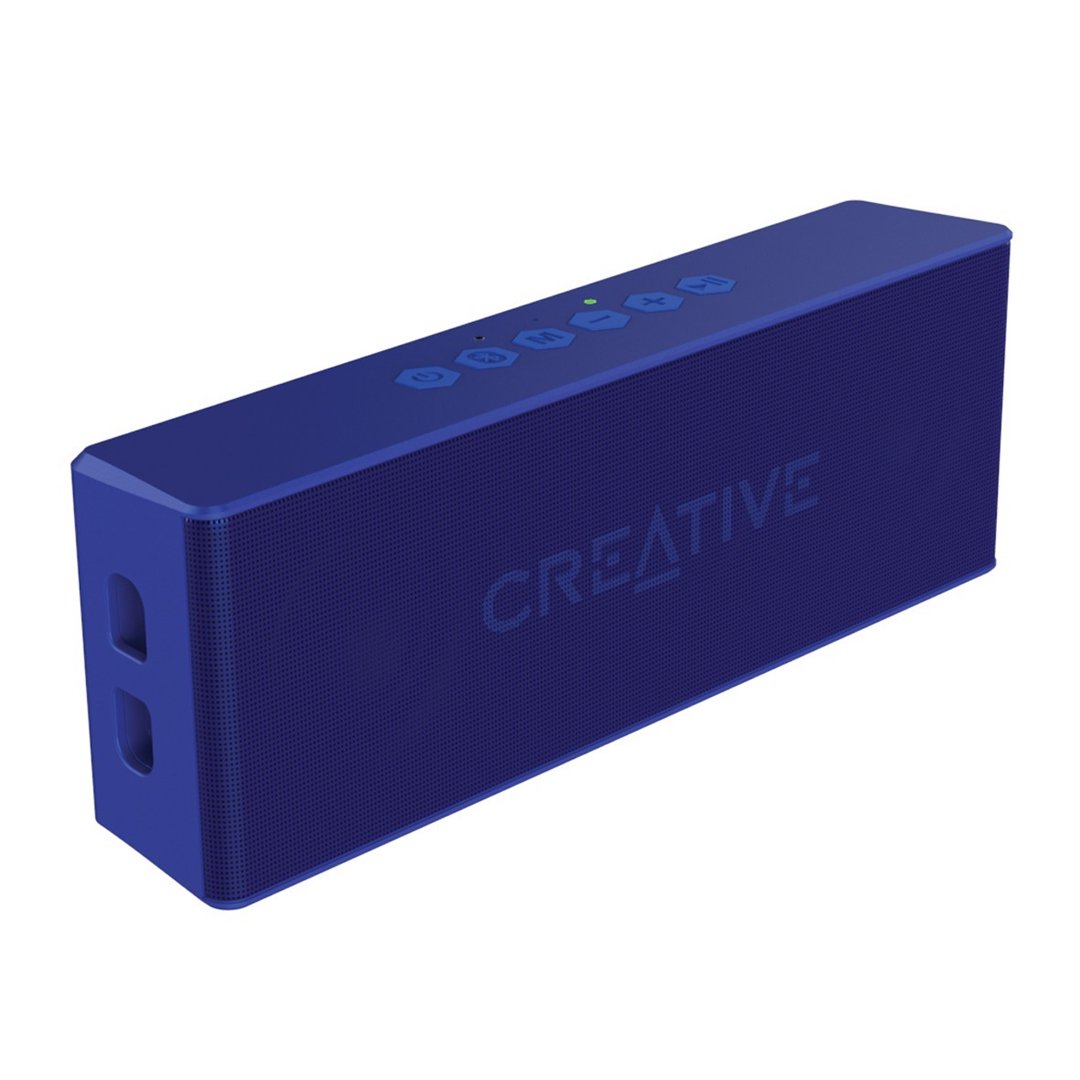 Kolonėlė Creative Muvo 2, mėlyna, Bluetooth, microSD, atspari drėgmei, IPX66