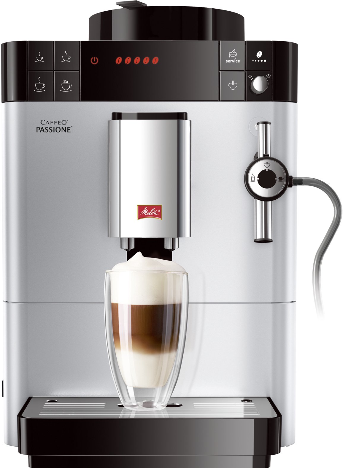 MELITTA F53/0-101 PASSIONE  automatinis kavos aparatas, sidabro