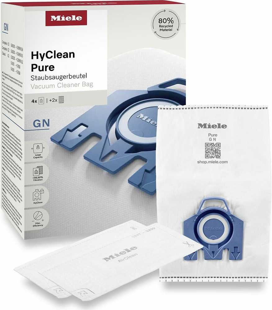 Dulkių siurblio maišelis MIELE HyClean Pure GN 12421130