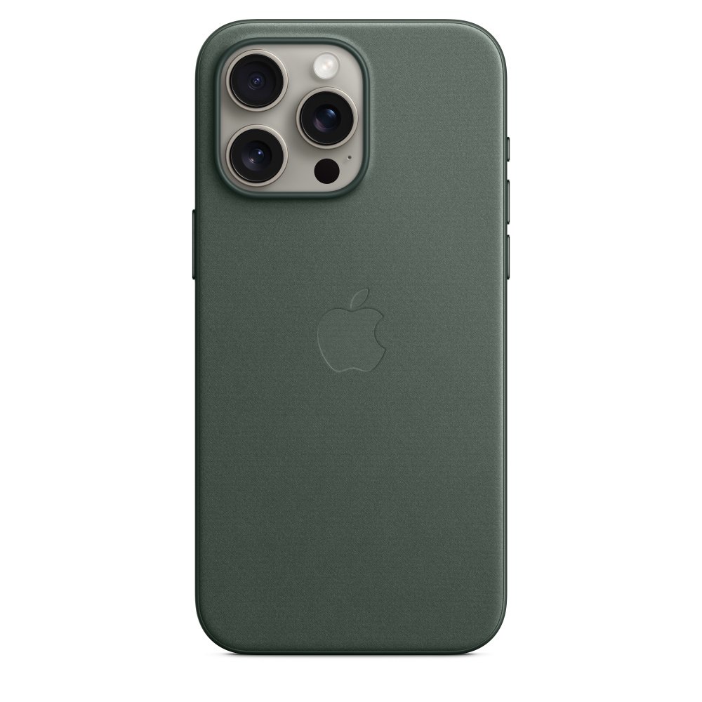 Dėkliukas iPhone 15 Pro Max FineWoven Case with MagSafe - Evergreen