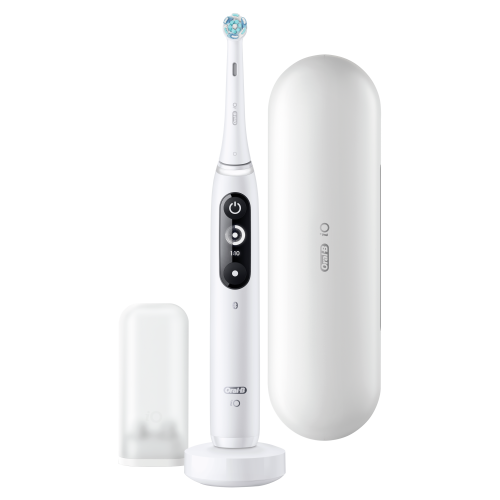 Elektrinis dantų šepetėlis Oral-B iO 7, White Alabaster