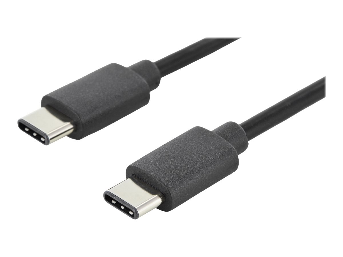 Kabelis ASSMANN USB Type-C connection cable type C to C M/M 1.0m High-Speed bl