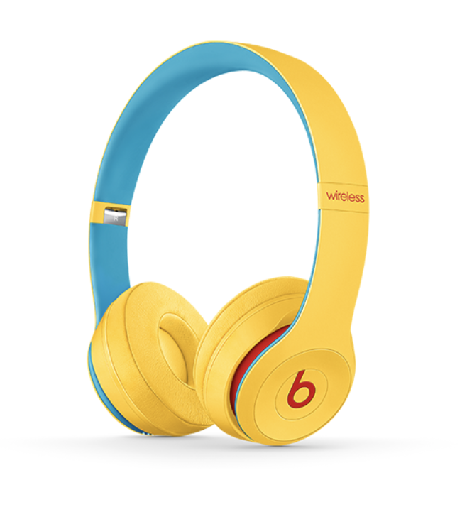 Ausinės BEATS Solo 3 ant ausų, belaidės, Club Collection, geltonos
