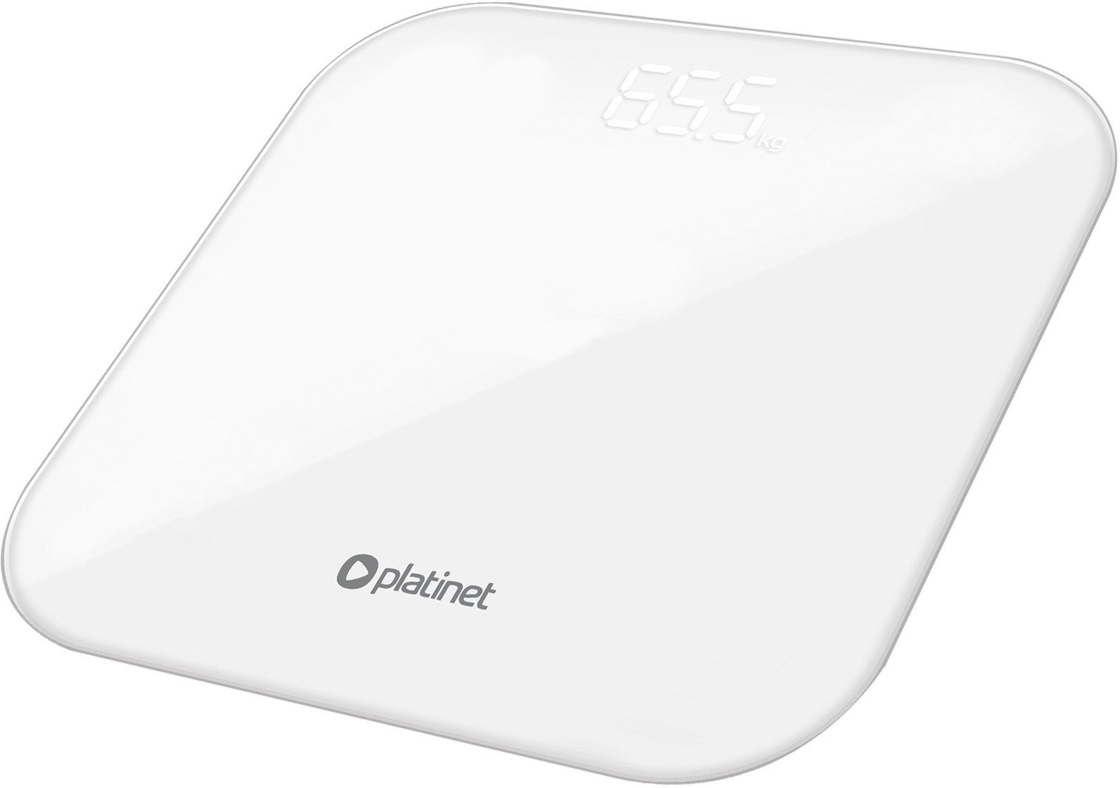 Platinet bathroom scale PBSW, white