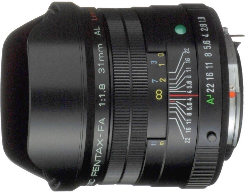 【正規品質保証】 AL f/1.8 31mm FA Pentax smc Limited, Topocentras - black ペンタックス