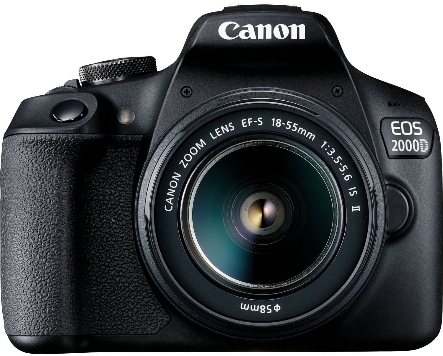 Fotoaparatas CANON EOS 2000D 18-55 IS II EU26 Black (open) 2728C003